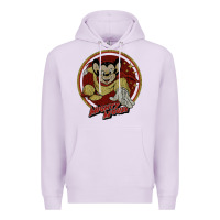Lilac distressed mighty Premium Hoodie - lanVoArt