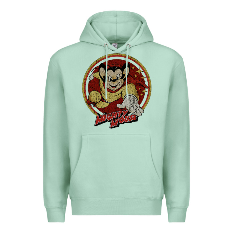 Distressed Mighty Premium Hoodie by lanVoArt | Teevron