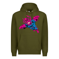 Army Green galactus Premium Hoodie - lanVoArt