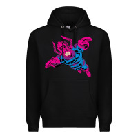 Black galactus Premium Hoodie - lanVoArt