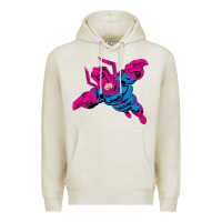 Oatmeal Heather galactus Premium Hoodie - lanVoArt
