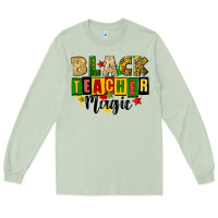 Matcha black teacher magic juneteenth Long Sleeve Tee - CowGirlArtShop