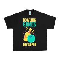 Black Bowling Games Developer Urban Heavy Tee - lanVoArt