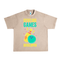 French Oak Bowling Games Developer Urban Heavy Tee - lanVoArt