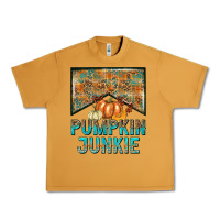 Peanut Butter Pumpkin junkie Urban Heavy Tee - NancyCooperArtShop