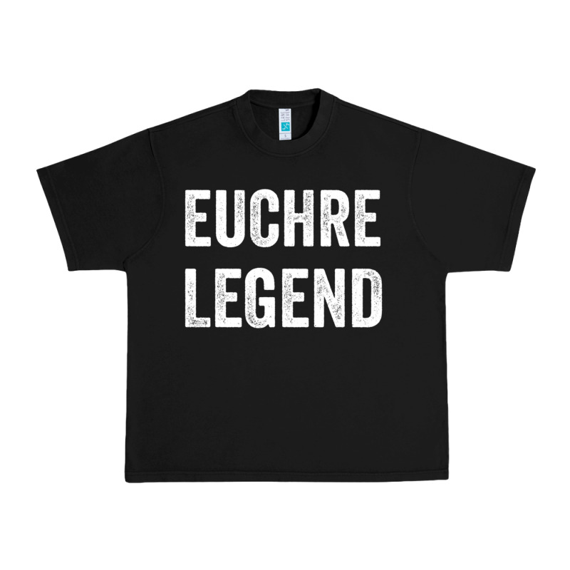Euchre Legend Best Euchre Card Board Game Player Gift Urban Heavy Tee by lanVoArt | Teevron