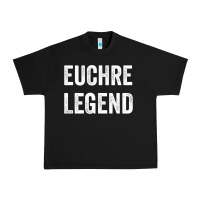 Black Euchre Legend Best Euchre Card Board Game Player Gift Urban Heavy Tee - lanVoArt
