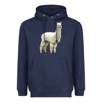 Navy Alpaca Heavyweight Hoodie - LillyAllenDesigns