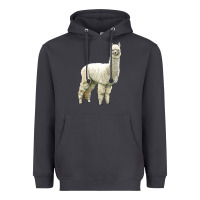 Smoke Alpaca Heavyweight Hoodie - LillyAllenDesigns