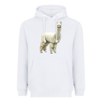 White Alpaca Heavyweight Hoodie - LillyAllenDesigns