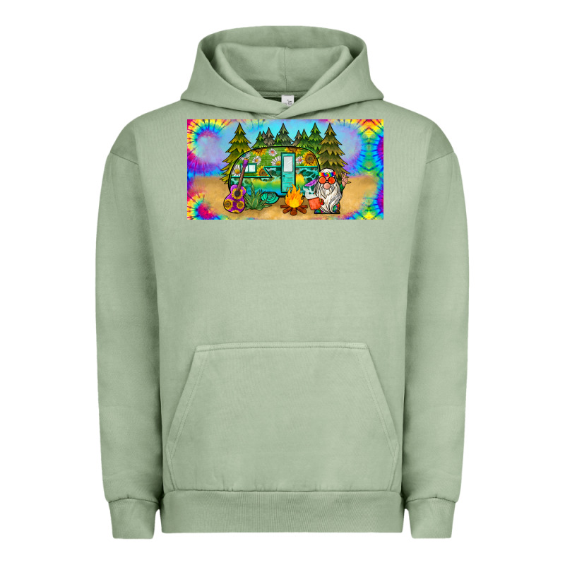 Hippie Soul License Plate Urban Hoodie by BarkalooDesign | Teevron