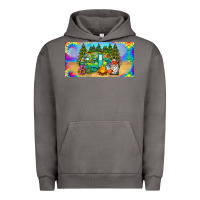 Pigment Tornado hippie soul license plate Urban Hoodie - BarkalooDesign