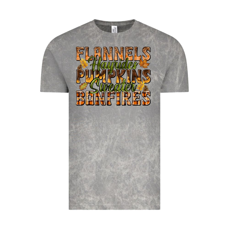Flannels Hayrides Pumpkins Vintage Tee by texasbilliewilder | Teevron