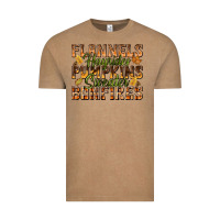 Vintage Coffee Flannels Hayrides Pumpkins Vintage Tee - texasbilliewilder
