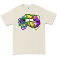 Bone mardi gras lips Premium Tee - LillyAllenDesigns