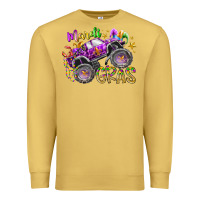 Mardi Gras Monster Truck Premium Sweatshirt | Teevron