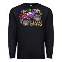 Black mardi gras monster truck Premium Sweatshirt - RacoonDesign