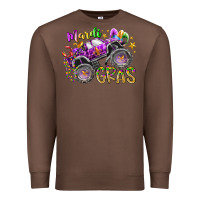 Chestnut mardi gras monster truck Premium Sweatshirt - RacoonDesign