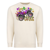 Sandshell mardi gras monster truck Premium Sweatshirt - RacoonDesign