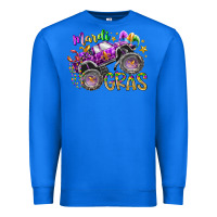True Royal mardi gras monster truck Premium Sweatshirt - RacoonDesign