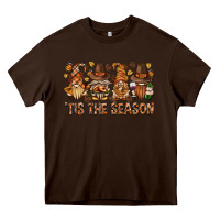 Chocolate Brown 'tis the season gnomies bbs Heavy Core Tee - BundleAndBundleShop