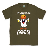 Army Green I'm Just Here For The Boos Classic Tee - Bettercallsaul