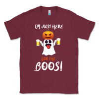 Burgundy I'm Just Here For The Boos Classic Tee - Bettercallsaul