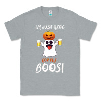 Heather Grey I'm Just Here For The Boos Classic Tee - Bettercallsaul
