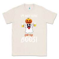 Natural I'm Just Here For The Boos Classic Tee - Bettercallsaul