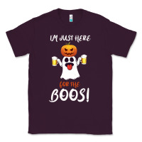 Plum I'm Just Here For The Boos Classic Tee - Bettercallsaul