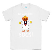 White I'm Just Here For The Boos Classic Tee - Bettercallsaul