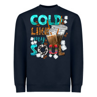 Navy cold like my soul coffee cups bbs Heavyweight Sweatshirt - BundleAndBundleShop