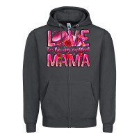 Smoke Love is Being Called Mama Zipper Hoodie - CowhideDigitalArt