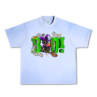 Grape Ice Boo! with black cat Halloween Urban Heavy Tee - NancyCooperArtShop