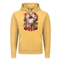 Vintage Mustard Cow Valentine's Day love Vintage Hoodie - HowdyJamesFarm