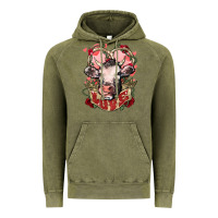 Vintage Olive Cow Valentine's Day love Vintage Hoodie - HowdyJamesFarm