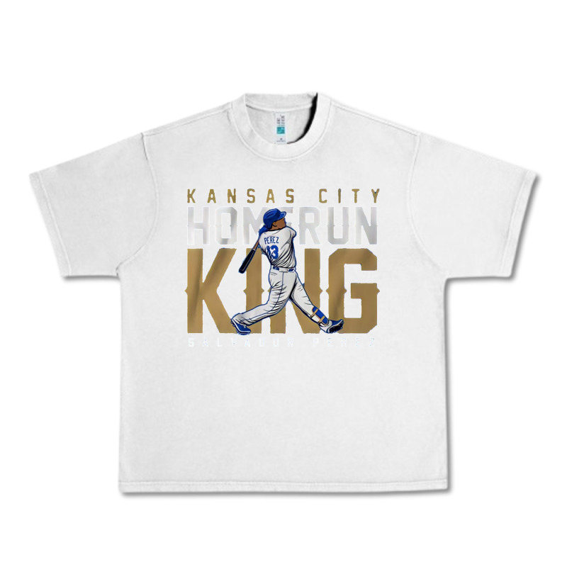 Salvador Pérez Home Run King Urban Heavy Tee by lanVoArt | Teevron