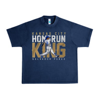 Navy salvador pérez home run king Urban Heavy Tee - lanVoArt