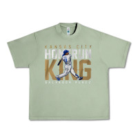 Oil Green salvador pérez home run king Urban Heavy Tee - lanVoArt