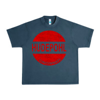 Midnight Navy vintage hudepohl beer Urban Heavy Tee - lanVoArt