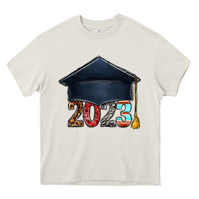 2023 Graduation Hat Bbs Heavy Core Tee by BundleAndBundleShop | Teevron