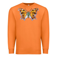 Carrot Question Mark Butterfly Premium Sweatshirt - LillyAllenDesigns