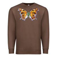 Chestnut Question Mark Butterfly Premium Sweatshirt - LillyAllenDesigns