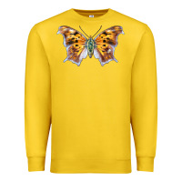 Lemon Question Mark Butterfly Premium Sweatshirt - LillyAllenDesigns