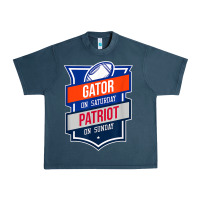 Midnight Navy retro gator on saturday patriot on sunday gainesville gift Urban Heavy Tee - lanVoArt