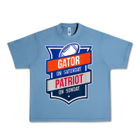 Pebble Blue retro gator on saturday patriot on sunday gainesville gift Urban Heavy Tee - lanVoArt