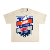 Sandshell retro gator on saturday patriot on sunday gainesville gift Urban Heavy Tee - lanVoArt