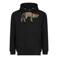 Black Ocelot Heavyweight Hoodie - LillyAllenDesigns