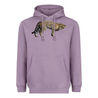 Lavender Ocelot Heavyweight Hoodie - LillyAllenDesigns