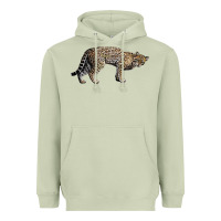 Matcha Ocelot Heavyweight Hoodie - LillyAllenDesigns